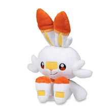 Load image into Gallery viewer, Pokemon Plush Scorbunny Poke Plush 11in 2019 Pokemon Center