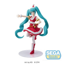 Load image into Gallery viewer, Piapro Figure Hatsune Miku Christmas 2023 Luminasta SEGA