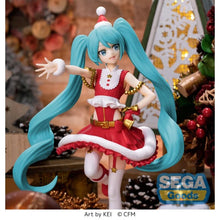 Load image into Gallery viewer, Piapro Figure Hatsune Miku Christmas 2023 Luminasta SEGA