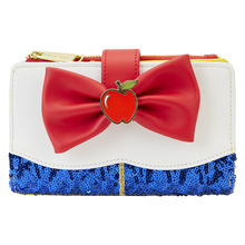 Load image into Gallery viewer, Disney Mini Backpack Wallet Set Snow White Sequin Cosplay Loungefly