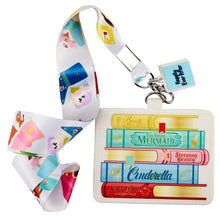 Load image into Gallery viewer, Disney Cardholder Lanyard Princess Books Loungefly