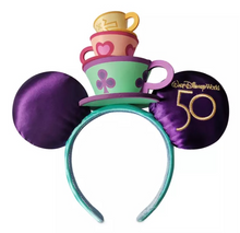 Load image into Gallery viewer, Disney Mini Backpack Ears Key Set Minnie Mouse Main Attraction Tea Party Loungefly