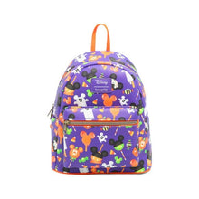 Load image into Gallery viewer, Disney Mini Backpack Mickey Mouse Halloween Candy Treats AOP Loungefly
