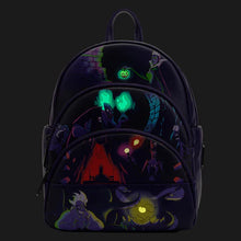 Load image into Gallery viewer, Disney Mini Backpack Villains Ursula, Evil Queen, Hades, Dr. Facilier GITD Loungefly