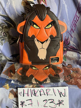 Load image into Gallery viewer, Disney Mini Backpack Wallet Set Scar Cosplay Loungefly