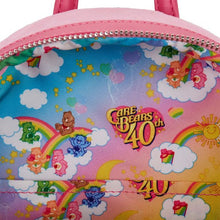 Load image into Gallery viewer, Care Bears Plush Mini Backpack 40th Anniversary Cheer Bear Cosplay Loungefly