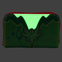 Load image into Gallery viewer, DC Mini Backpack Wallet Set Poison Ivy Cosplay Glow-in-the-Dark Loungefly