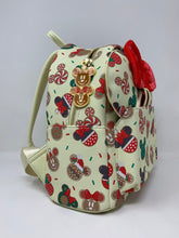 Load image into Gallery viewer, Disney Mini Backpack Wallet Ears Set Christmas Cookie AOP Loungefly