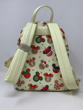Load image into Gallery viewer, Disney Mini Backpack Wallet Ears Set Christmas Cookie AOP Loungefly