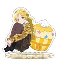 Load image into Gallery viewer, Madoka Magica Acrylic Stand 5pc + Poster INDIVIDUAL Sweets Cafe Ver. MOVIC
