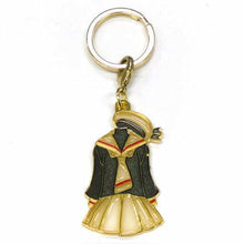 Load image into Gallery viewer, Cardcaptor Sakura Keychain School Uniform Stained Glass Clow Card Ichiban Kuji E Prize Bandai
