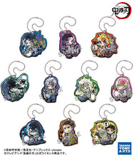 Load image into Gallery viewer, Demon Slayer Acrylic Keychain Pita! Deforme Night Patrol Mystery Blind Box