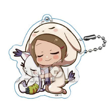 Load image into Gallery viewer, Digimon Adventure Zero Two Blind Box Acrylic Keychain Sleeping Kigurumi Gyao Colle Y-Line