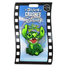 Load image into Gallery viewer, Disney Enamel Pin Stitch Crashes Disney Jumbo Pin #11 Peter Pan Disney
