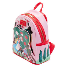 Load image into Gallery viewer, Disney Mini Backpack Alice in Wonderland Painting the Roses Red Loungefly