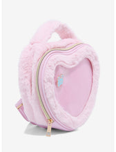 Load image into Gallery viewer, Ita Mini Backpack Pink Fuzzy Heart Bioworld