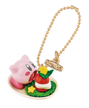 Load image into Gallery viewer, Kirby Keychain Menu Figure Kirby Cafe Ichiban Kuji E Prize Bandai