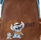 Load image into Gallery viewer, Disney Mini Backpack Stitch Western Cowboy Cosplay Loungefly