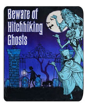 Load image into Gallery viewer, Disney Haunted Mansion Fleece Throw Hitchhiking Ghosts Spirit Halloween