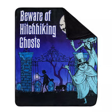 Load image into Gallery viewer, Disney Haunted Mansion Fleece Throw Hitchhiking Ghosts Spirit Halloween