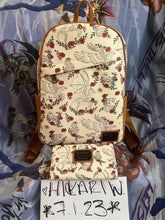 Load image into Gallery viewer, Harry Potter Mini Backpack Wallet Set Magical Creatures Loungefly - EUC