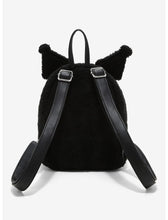 Load image into Gallery viewer, Sanrio Mini Backpack Fuzzy Kuromi Cosplay Loungefly