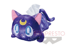 Load image into Gallery viewer, Sailor Moon Eternal Tissue Case Plush Luna -Starry Planet- 2021 Banpresto