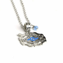 Load image into Gallery viewer, Digimon Adventure Necklace Digivice Yamato Ishida and Gabumon Anahita Stones