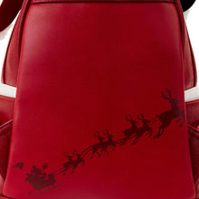 Load image into Gallery viewer, Disney Mini Backpack Glitter Santa Mickey Mouse Loungefly