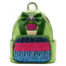 Load image into Gallery viewer, Disney Mini Backpack and Wallet Set Mulan Cosplay Sequin Loungefly