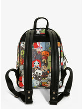 Load image into Gallery viewer, Disney Mini Backpack, Wallet, & Crossbody Set Nightmare Before Christmas Chibi AOP Loungefly