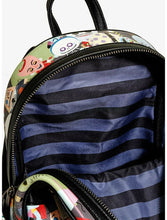 Load image into Gallery viewer, Disney Mini Backpack, Wallet, & Crossbody Set Nightmare Before Christmas Chibi AOP Loungefly