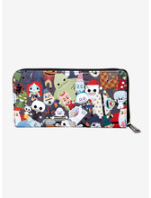 Load image into Gallery viewer, Disney Mini Backpack, Wallet, & Crossbody Set Nightmare Before Christmas Chibi AOP Loungefly