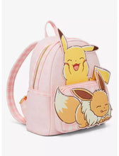 Load image into Gallery viewer, Pokemon Mini Backpack Pikachu & Eevee Snacks Loungefly