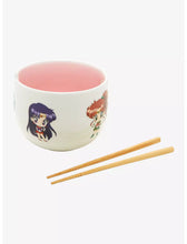 Load image into Gallery viewer, Sailor Moon Ramen Bowl with Chopsticks Crystal Chibi Sailor Guardians Just Funky