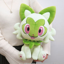 Load image into Gallery viewer, Pokemon Plush Sprigatito PoteHagu Cushion San-ei