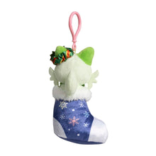 Load image into Gallery viewer, Pokemon Plush Keychain Sprigatito Holiday 2023 Pokemon Center