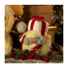 Load image into Gallery viewer, Pokemon Keychain Plush Whimsicott Holiday Wishes 2025 Pokemon Center