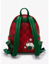 Load image into Gallery viewer, Disney Mini Backpack Big Hero 6 Baymax Holiday Plaid Light-Up Loungefly