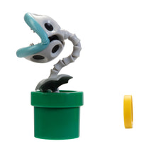 Load image into Gallery viewer, Nintendo Figure Super Mario Bone Piranha Plant with Coin Jakks