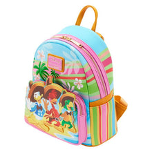 Load image into Gallery viewer, Disney Mini Backpack Three Caballeros Beach Scene Loungefly