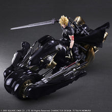 Load image into Gallery viewer, Final Fantasy VII Figure Cloud Strife and Fenrir Play Arts Kai