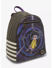 Load image into Gallery viewer, Coraline Mini Backpack Doll and Other World Portal Loungefly