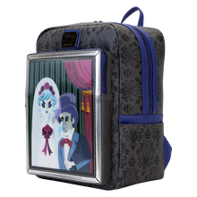 Load image into Gallery viewer, Disney Mini Backpack Haunted Mansion The Black Widow Bride Portrait Lenticular Loungefly