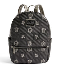 Load image into Gallery viewer, Harry Potter Mini Backpack Wallet Set Black Crests Loungefly