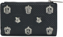 Load image into Gallery viewer, Harry Potter Mini Backpack Wallet Set Black Crests Loungefly
