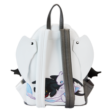 Load image into Gallery viewer, DreamWorks Mini Backpack How to Train Your Dragon Light Fury & Toothless Cosplay Loungefly