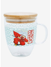 Load image into Gallery viewer, Inuyahsa Glass Mug 13oz With Lid