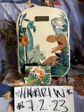 Load image into Gallery viewer, Jurassic World Mini Backpack and Cardholder Set Tropical Embroidered Bioworld
