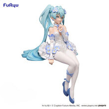 Load image into Gallery viewer, Piapro Figure Hatsune Miku Noodle Stopper Flower Fairy Nemophila Ver. FuRyu